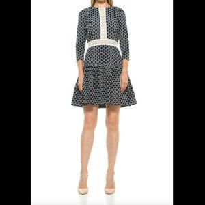 Alexia Admor Women's Navy Blue Devin Drop Waist